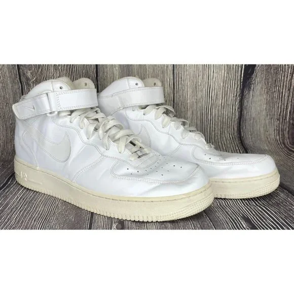 Nike Shoes Nike Air Force Af1 82 Mid Triple White 315123111